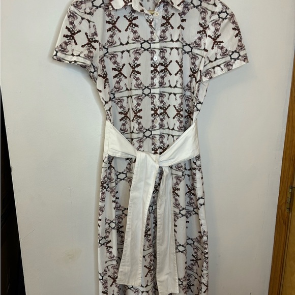 Carolina Herrera Born Free Limited Collection Printed Cotton Shirt Dress - Picture 7 of 12